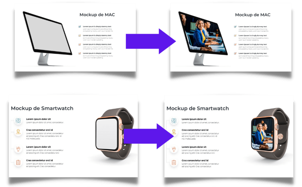 Mockups de dispositivos